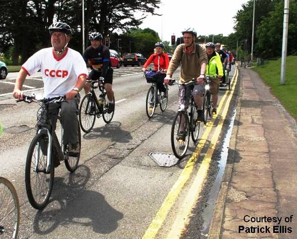 Pelaton on Mumbles Road.