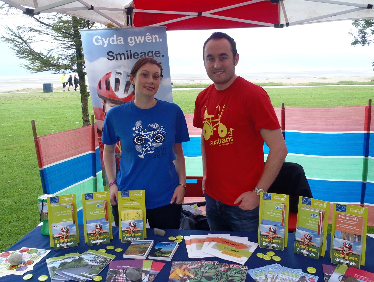 Becca and Fraser at the launch.