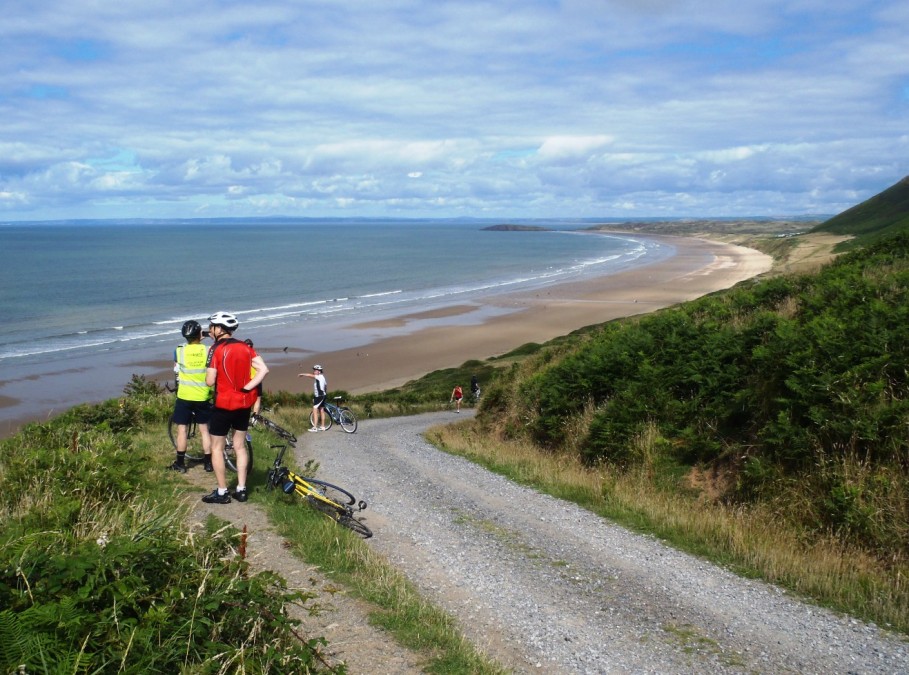 Rhossili Bay.