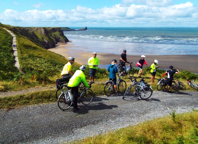 Above Rhossili beach