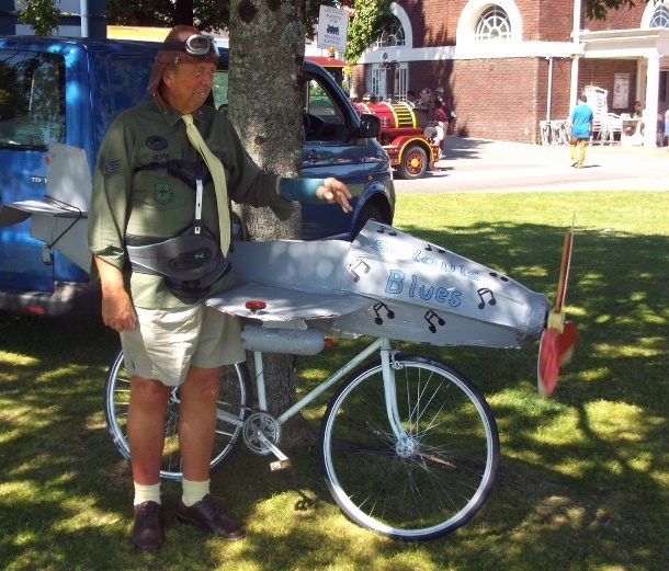 David and his plane.