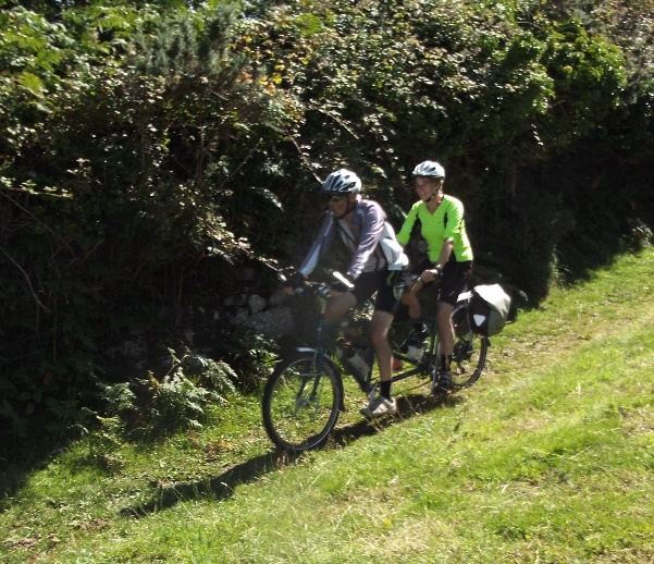 Tandem in LLanmadoc.