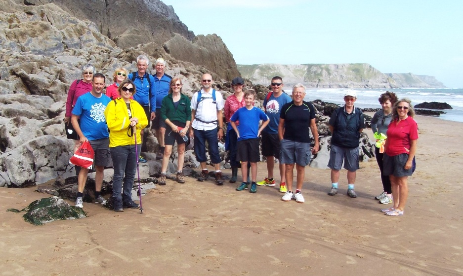 Walkers round Torr Head