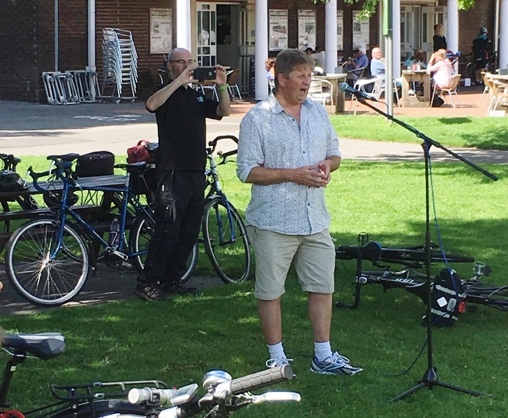 Mark Child opens Festival.